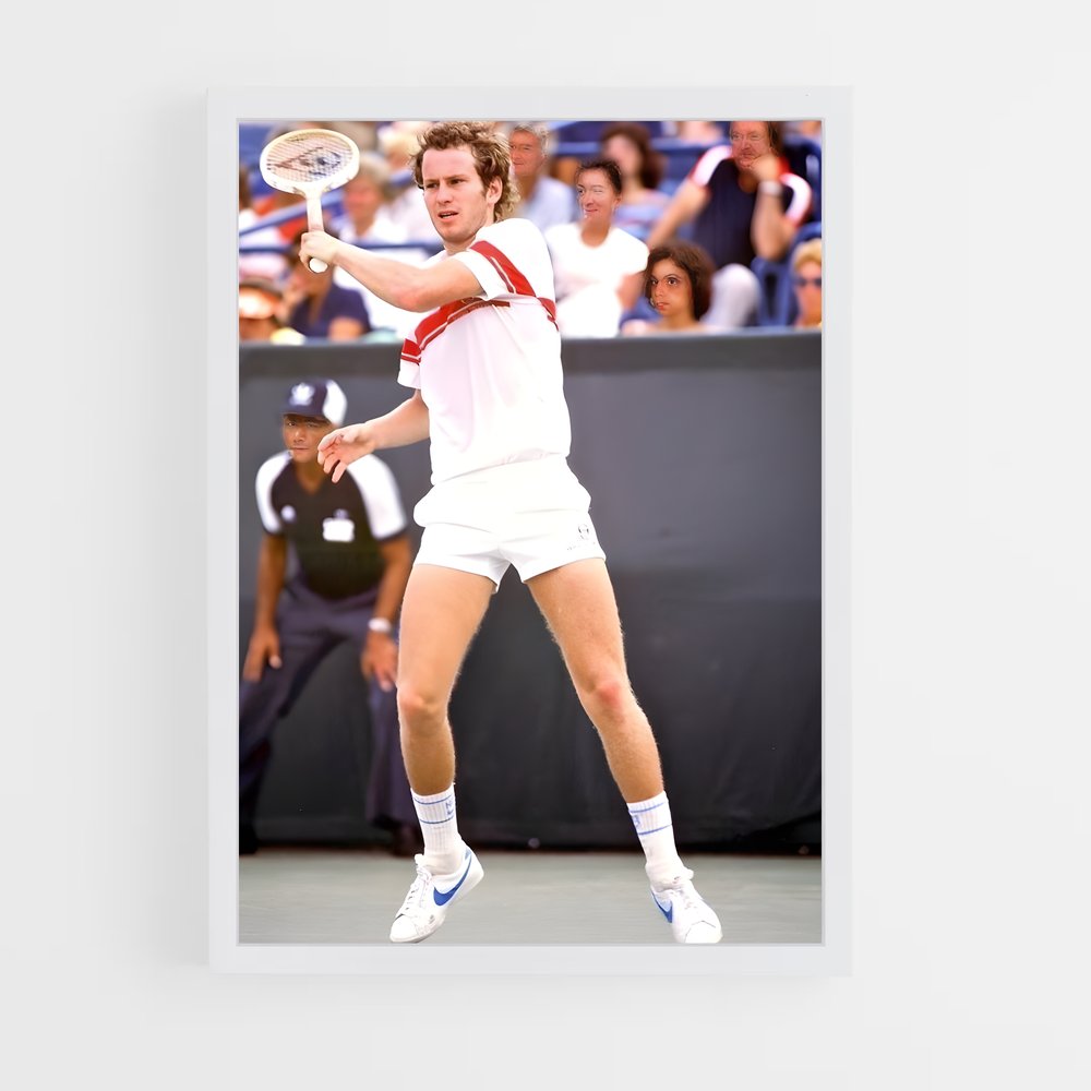 Poster John mcenroe courts – affiche Tennis (vue 3)